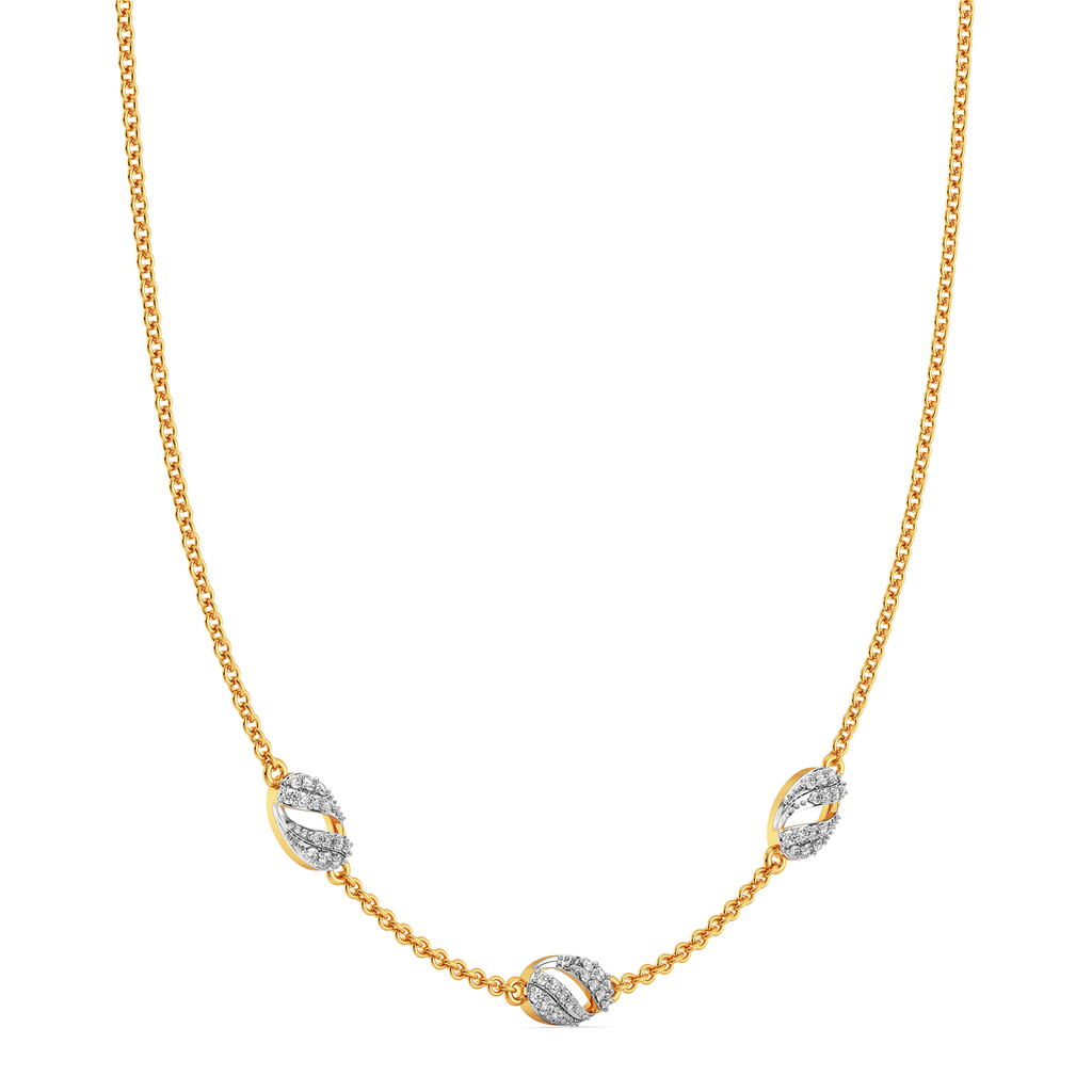 Glam Drapes Diamond Necklaces