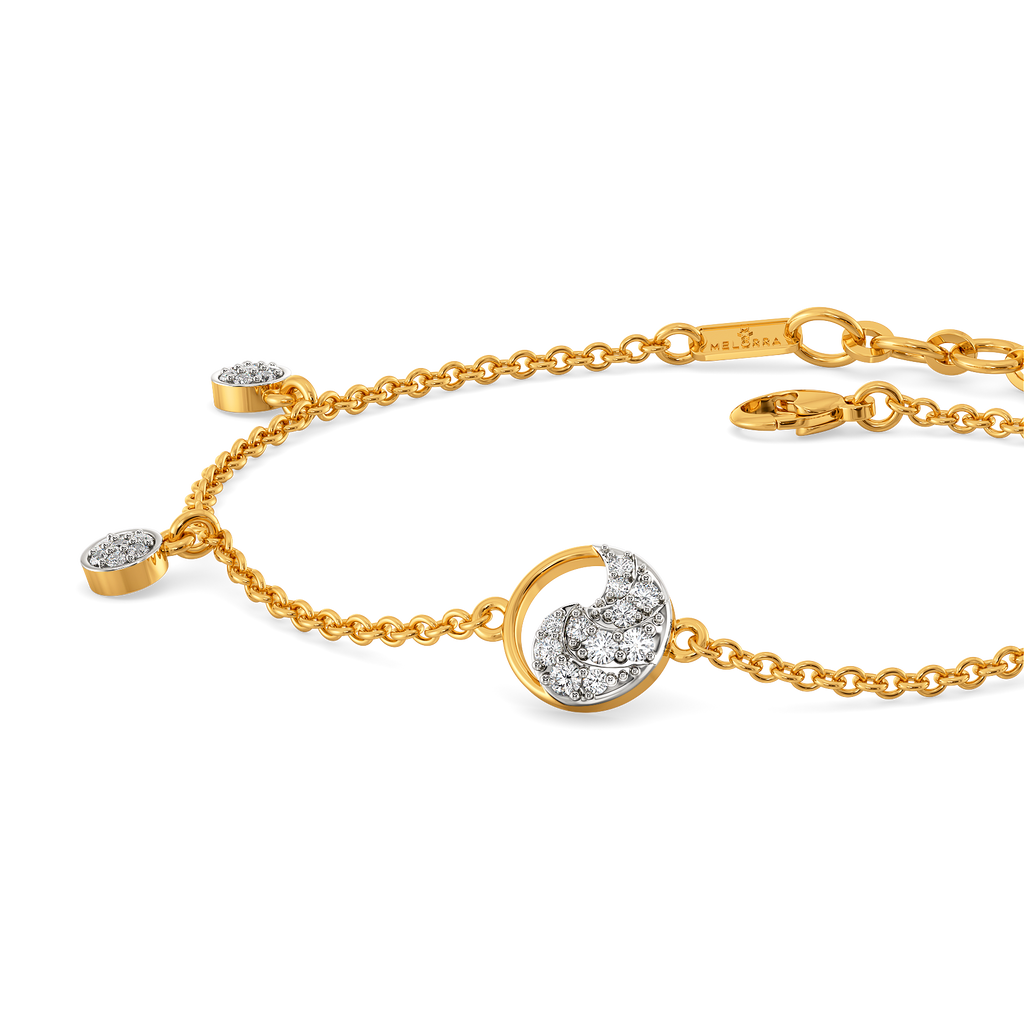 Beauty of Drapes Diamond Bracelets