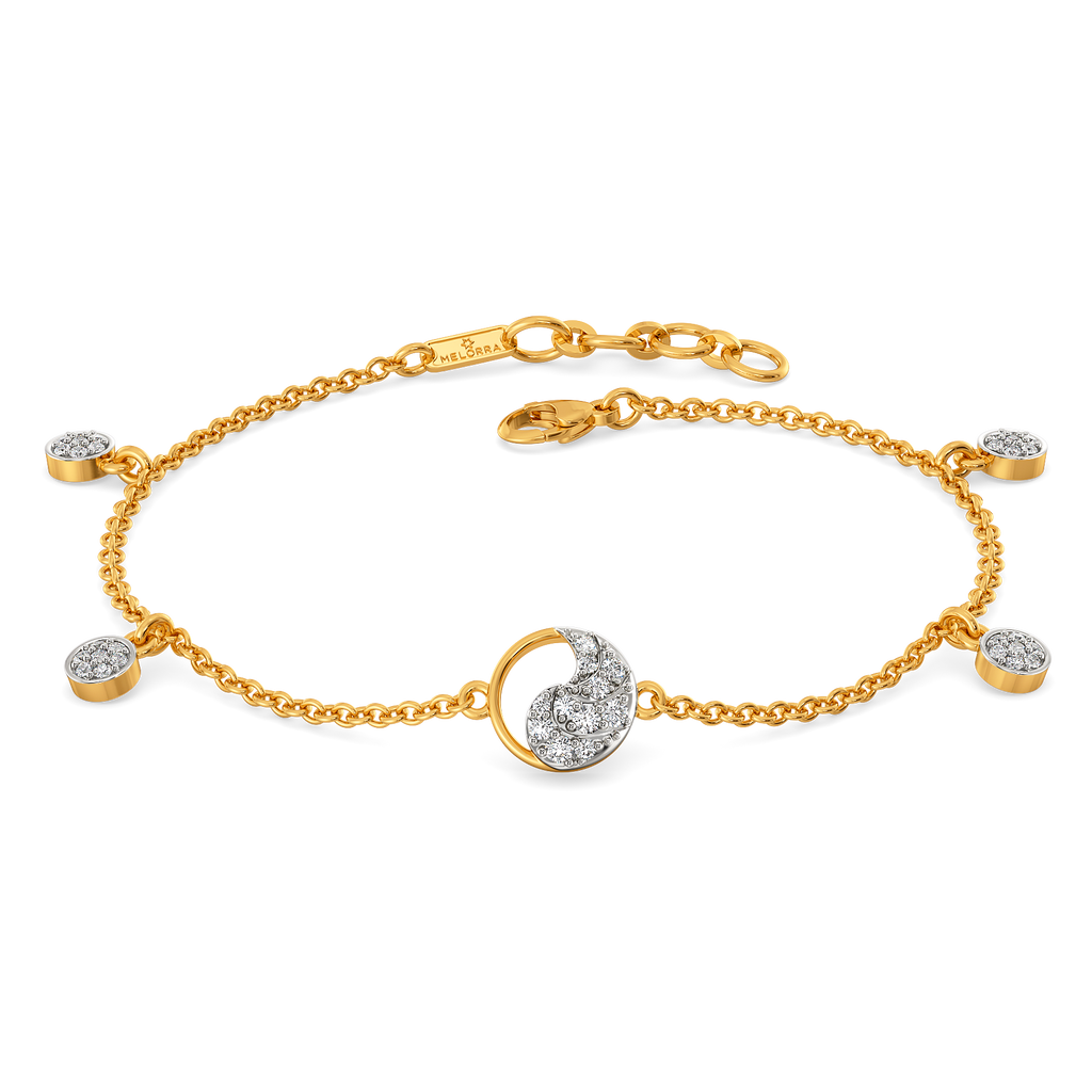 Beauty of Drapes Diamond Bracelets