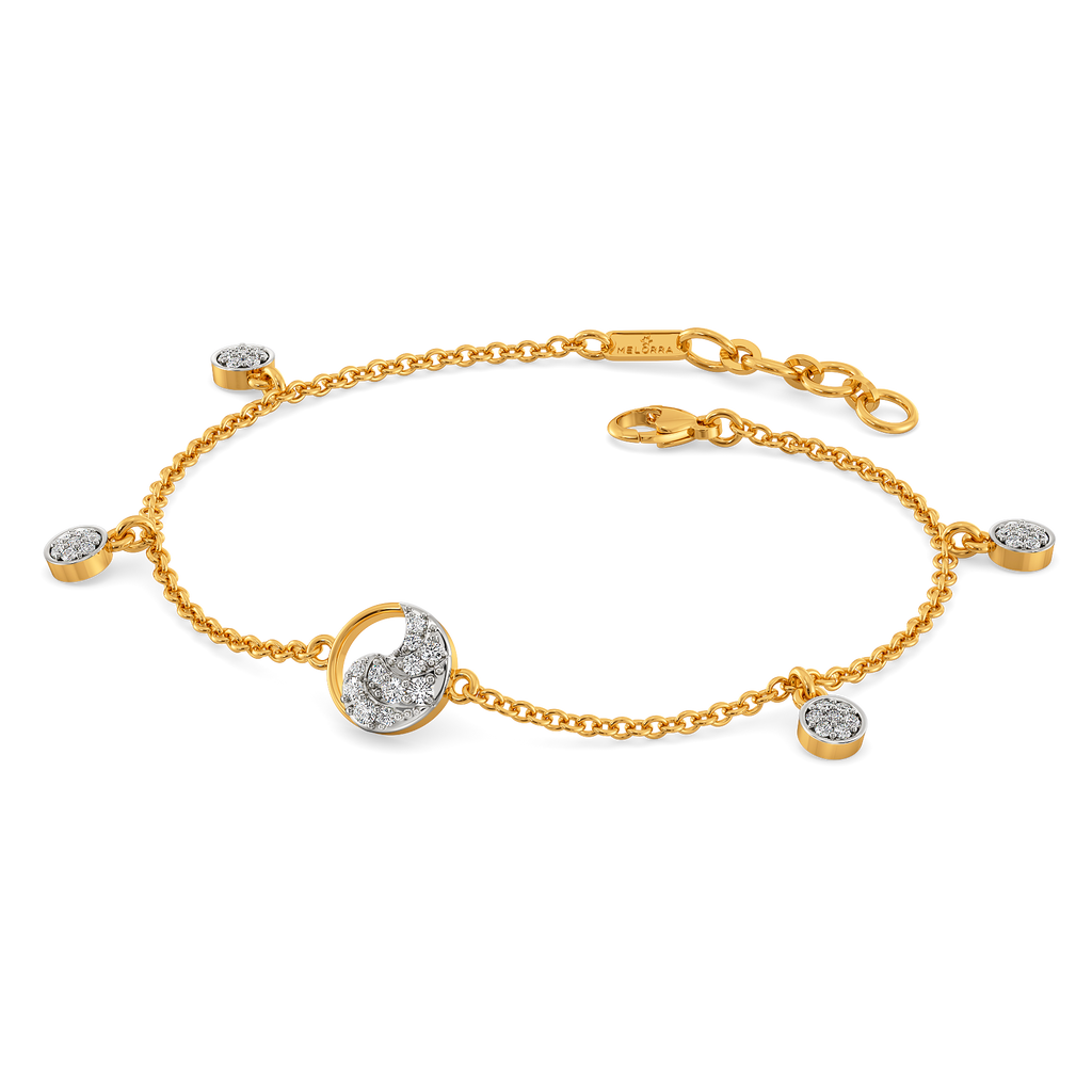 Beauty of Drapes Diamond Bracelets