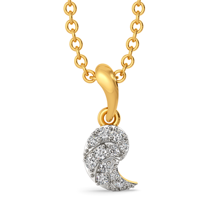 Beauty of Drapes Diamond Pendants