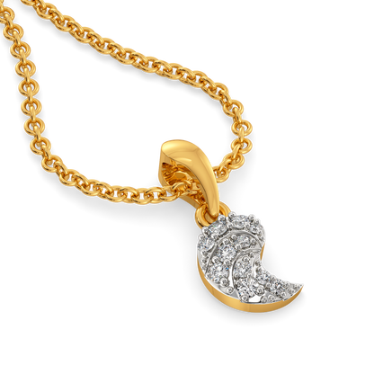 Beauty of Drapes Diamond Pendants