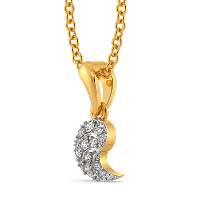 Beauty of Drapes Diamond Pendants