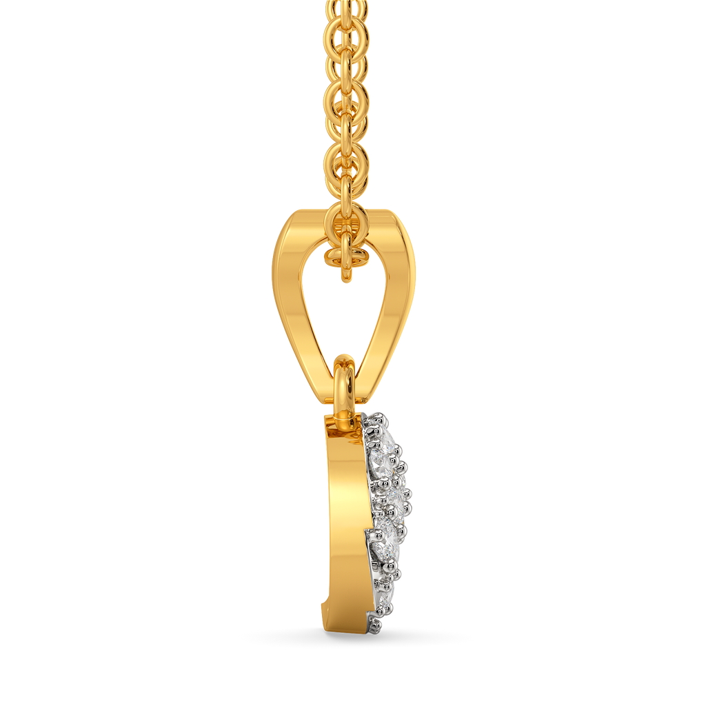 Beauty of Drapes Diamond Pendants