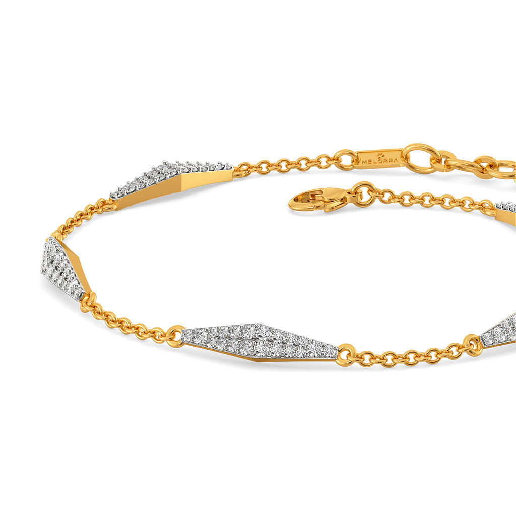 Drapes Defined Diamond Bracelets