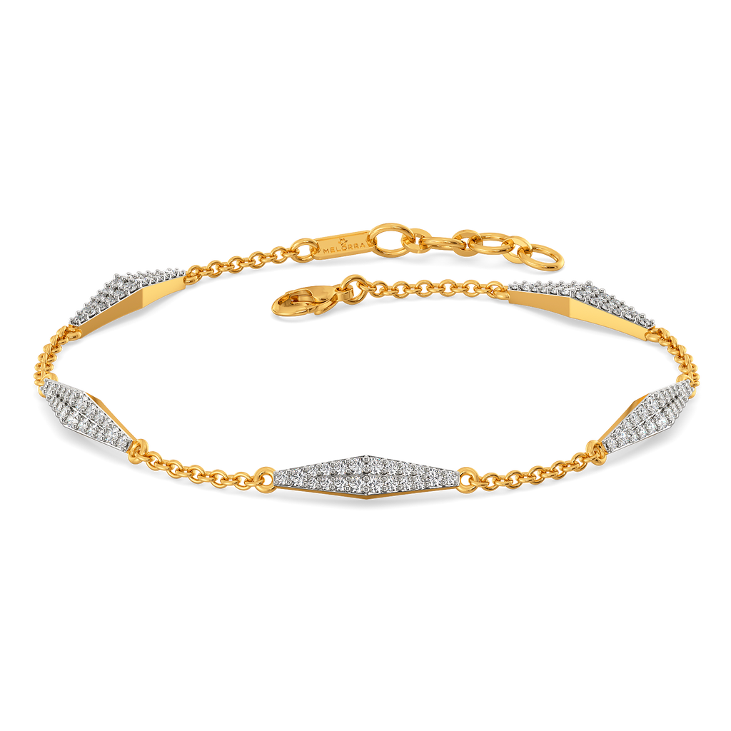 Drapes Defined Diamond Bracelets