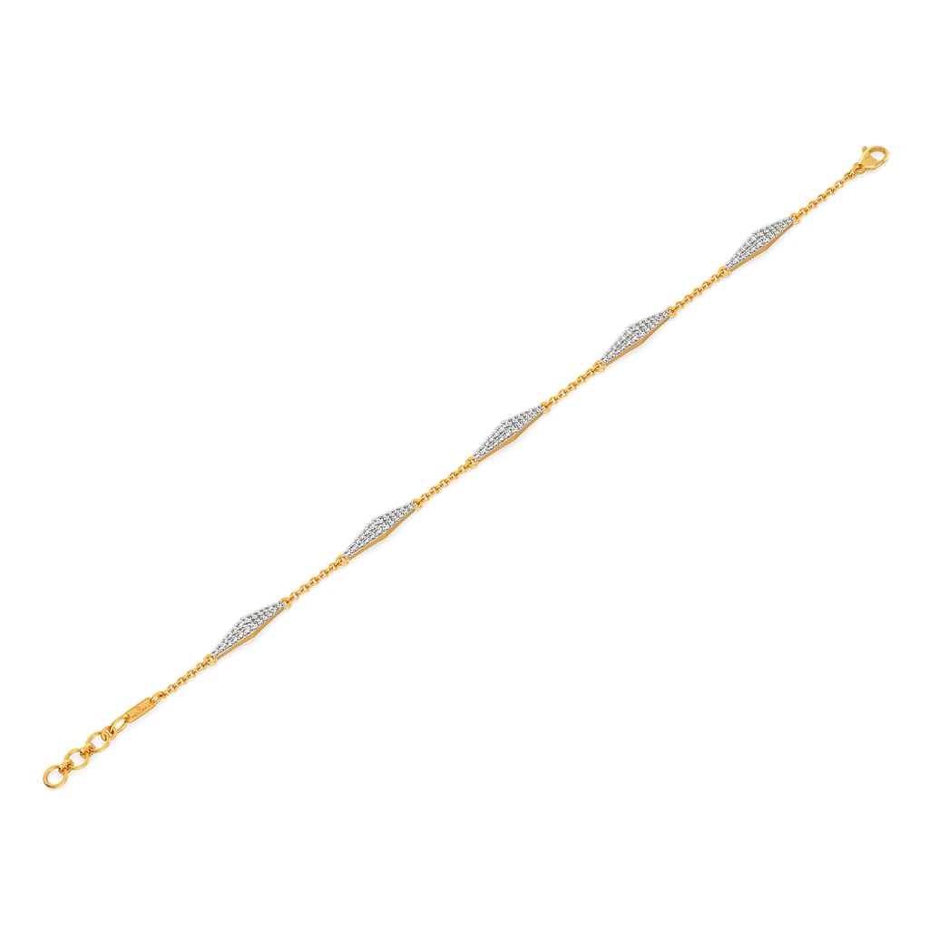 Drapes Defined Diamond Bracelets