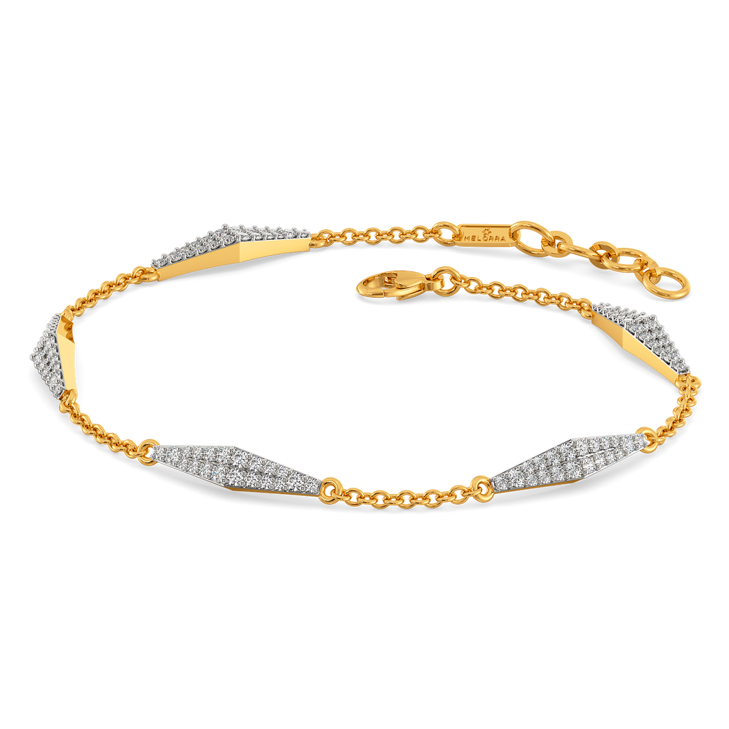 Drapes Defined Diamond Bracelets