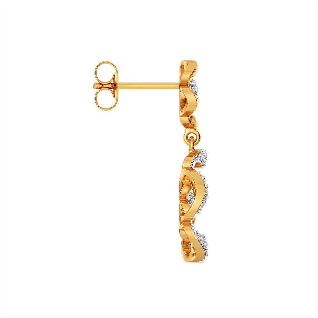 Petal Depth Diamond Earrings