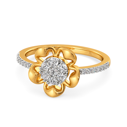Petal Depth Diamond Rings
