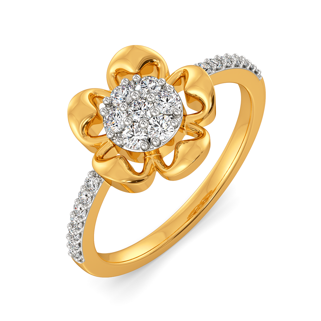 Petal Depth Diamond Rings