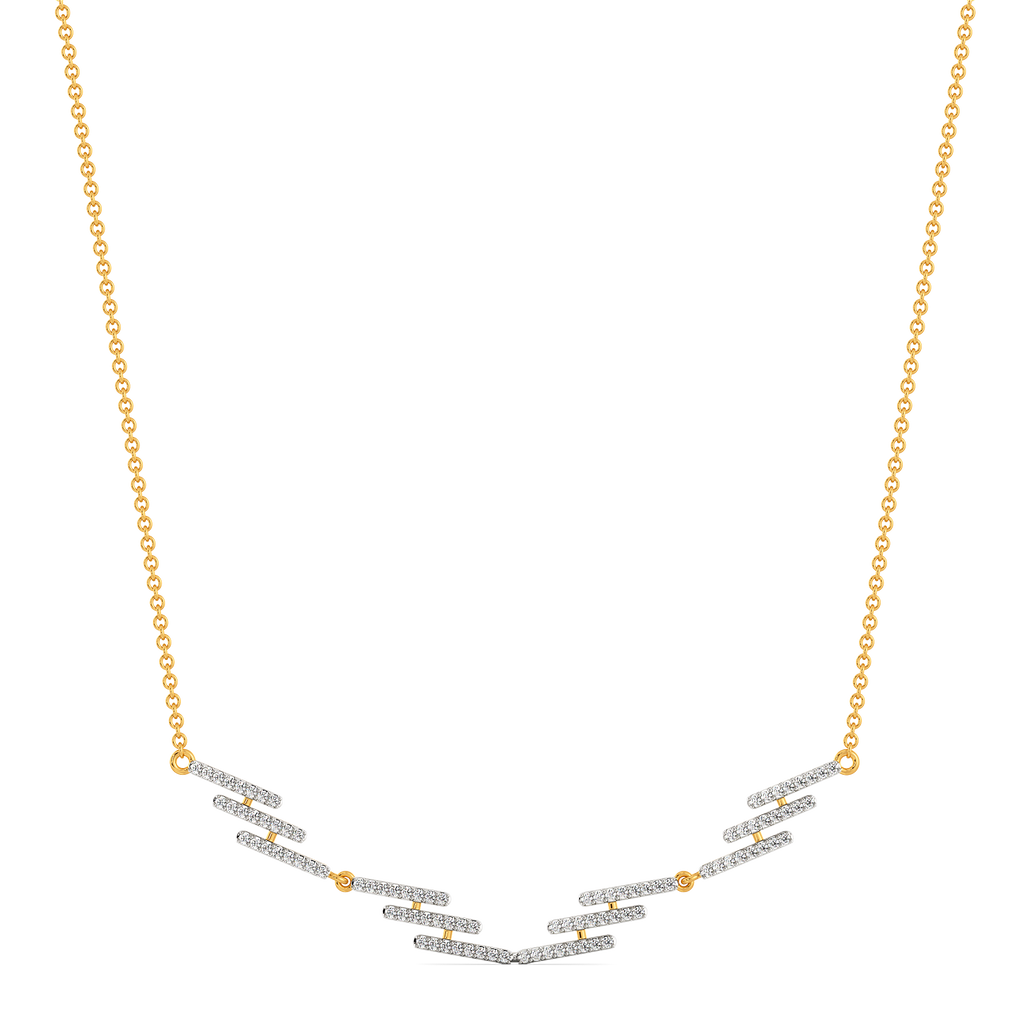 Fringe Effect Diamond Necklaces