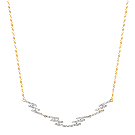 Fringe Effect Diamond Necklaces