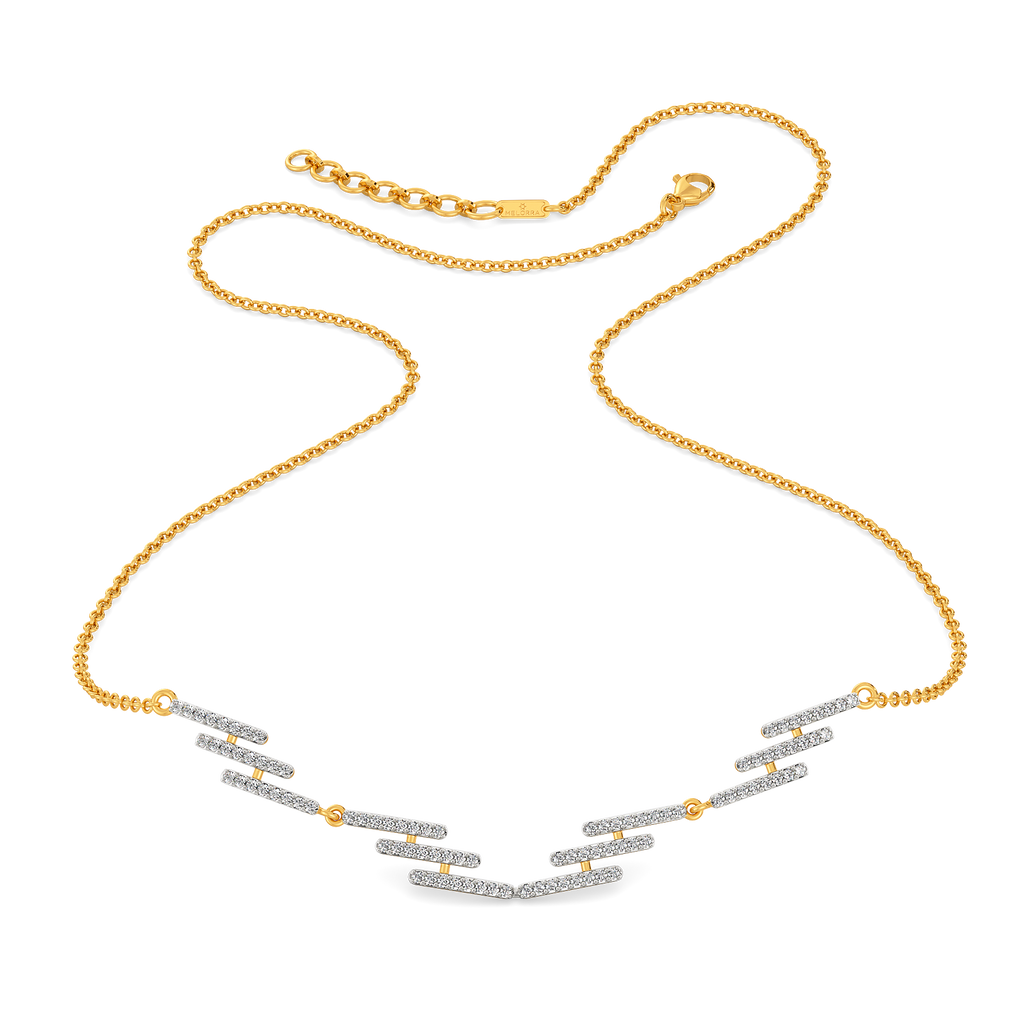 Fringe Effect Diamond Necklaces