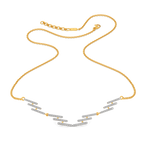 Fringe Effect Diamond Necklaces