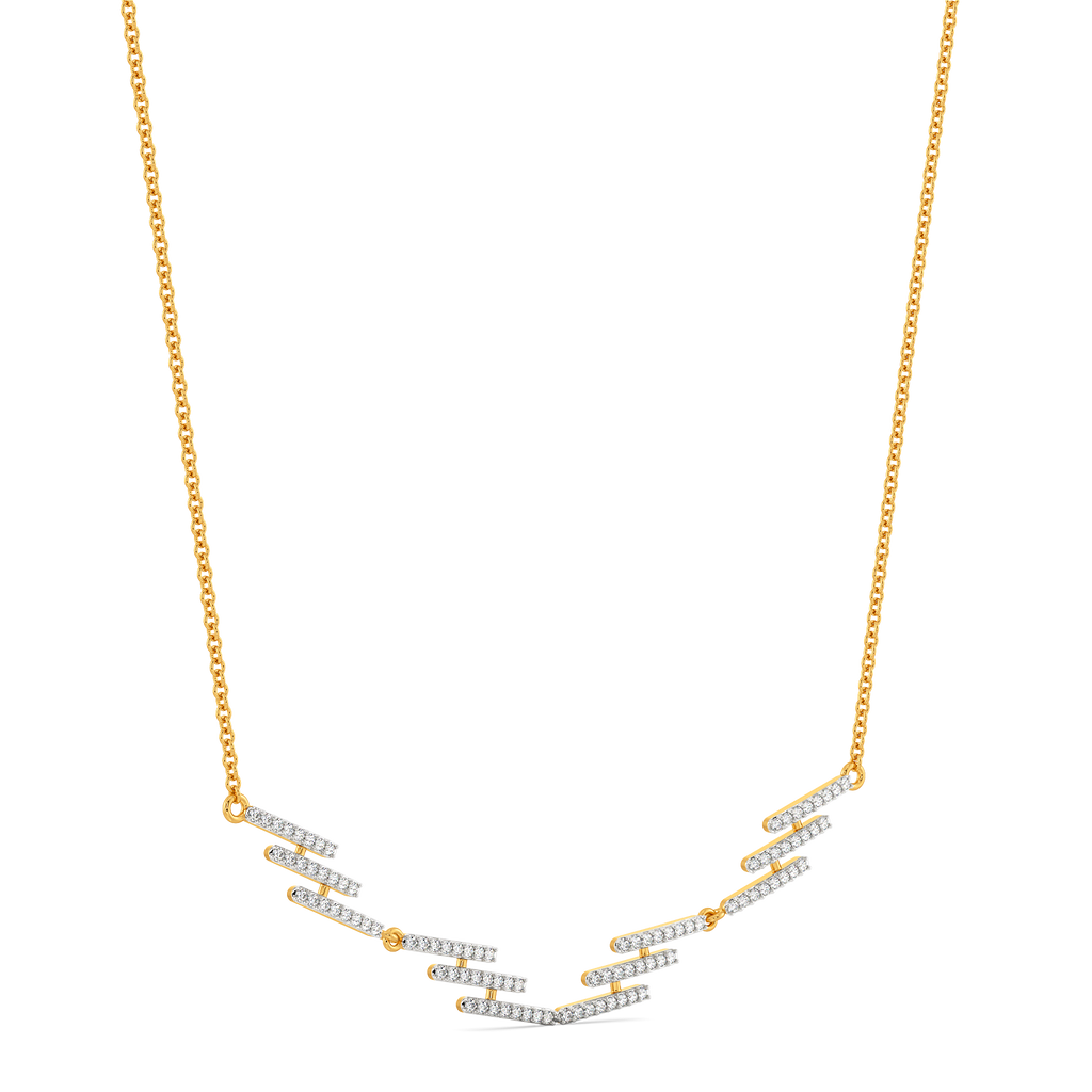 Fringe Effect Diamond Necklaces