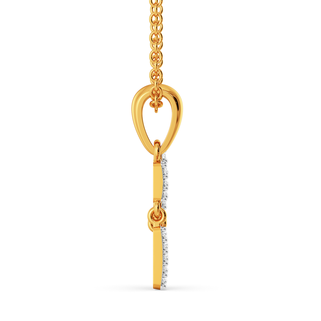 Tiered Fringe Diamond Pendants