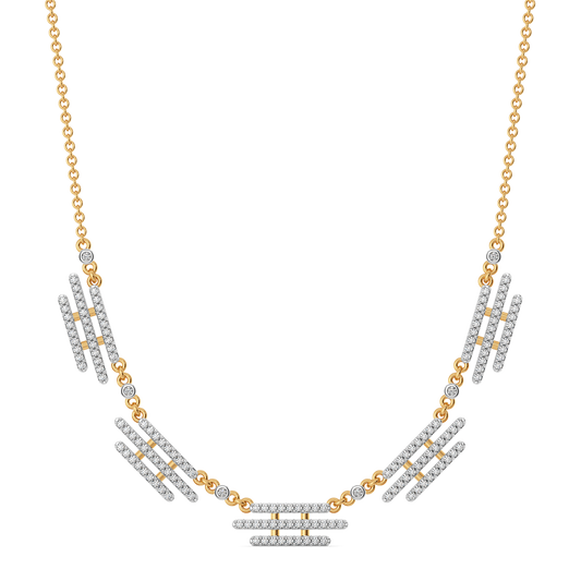 Dramatic Fringe Diamond Necklaces