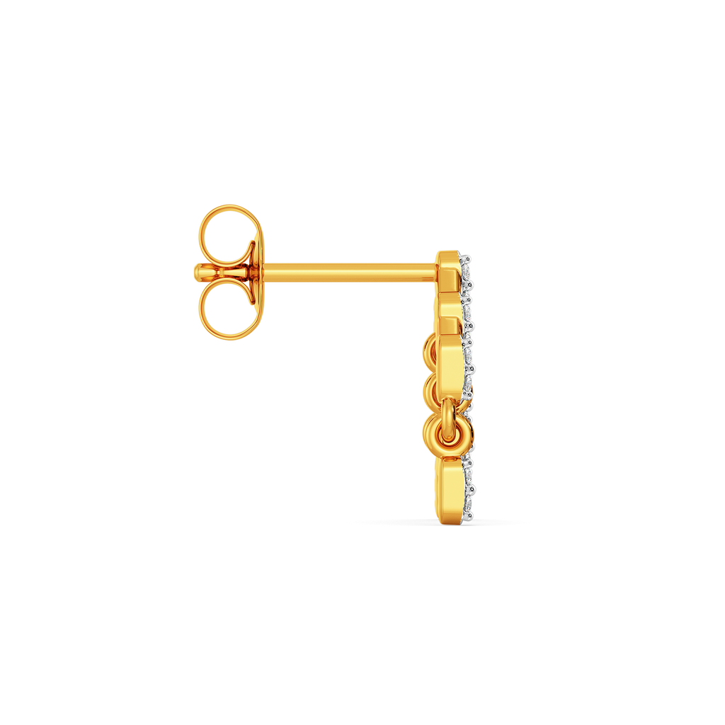 Dramatic Fringe Diamond Earrings