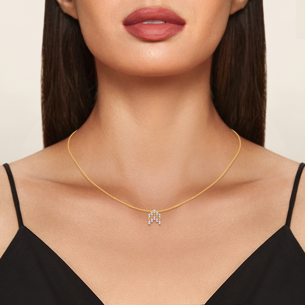 Drama in Layers  Diamond Pendants