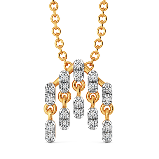 Drama in Layers  Diamond Pendants