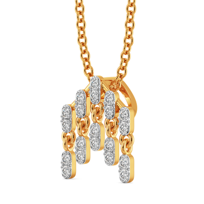 Drama in Layers  Diamond Pendants