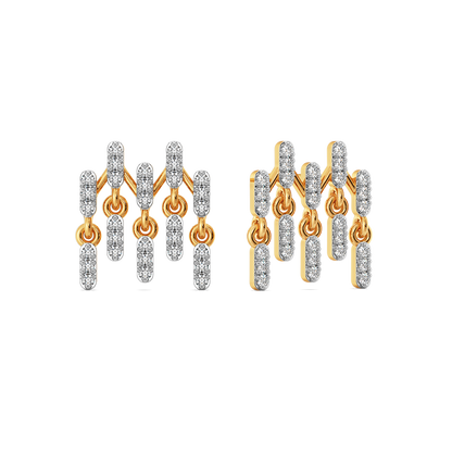 Drama in Layers  Diamond Earrings