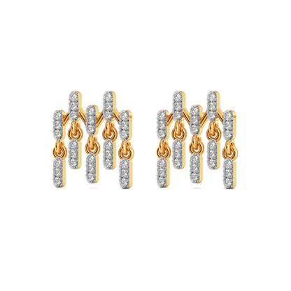 Drama in Layers  Diamond Earrings