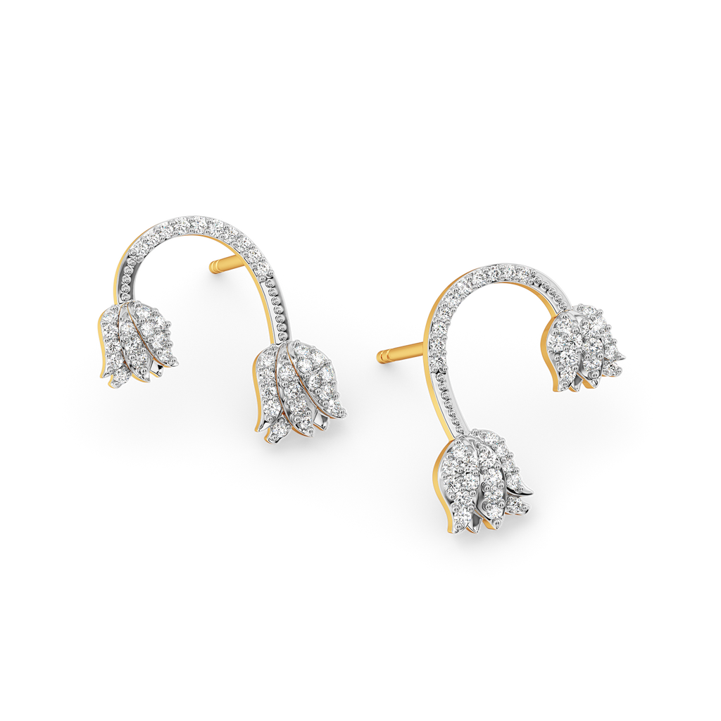 Bloom Verse Diamond Earrings