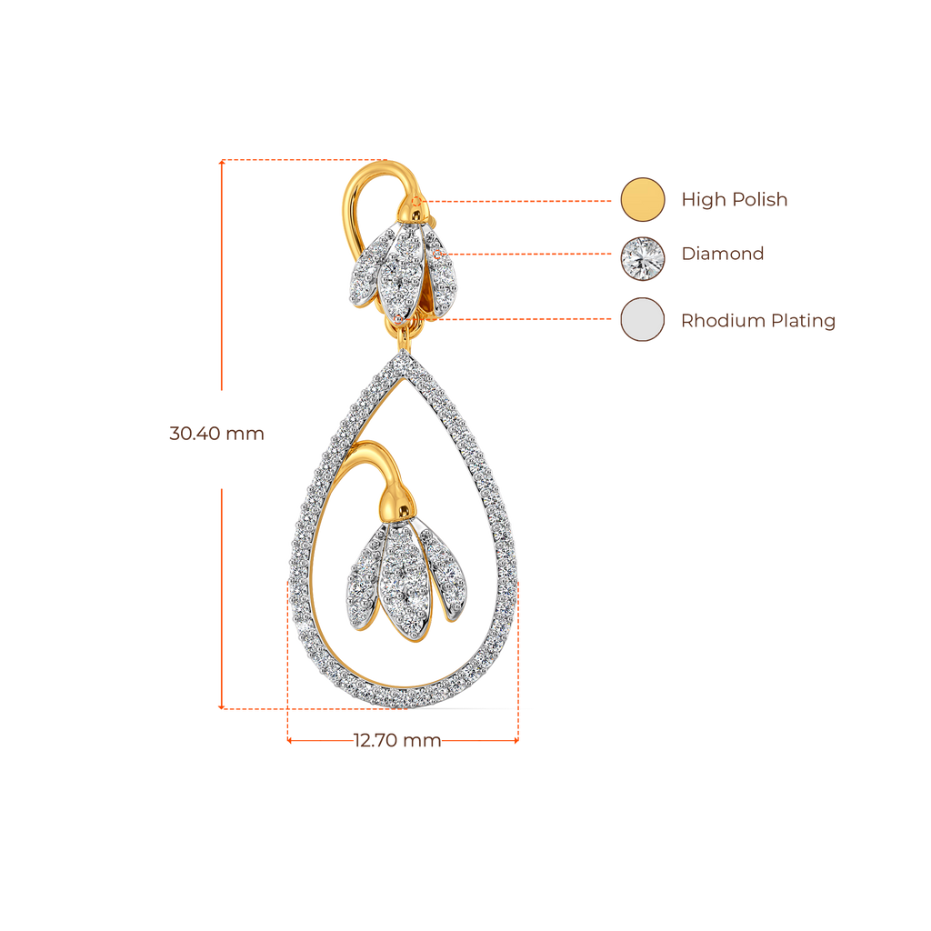 Midnight Vibes Only Diamond Earrings
