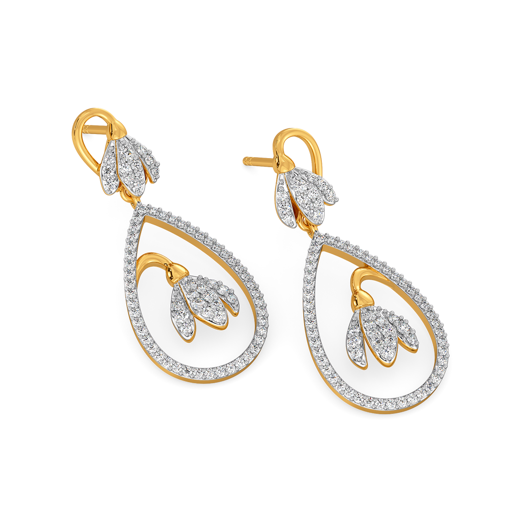 Midnight Vibes Only Diamond Earrings
