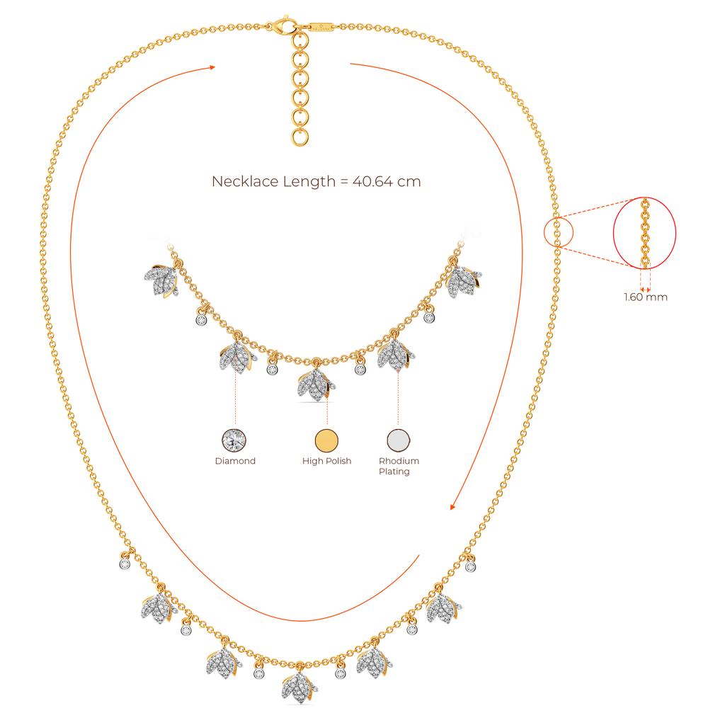 Party in the Royal Garden  Diamond Necklaces