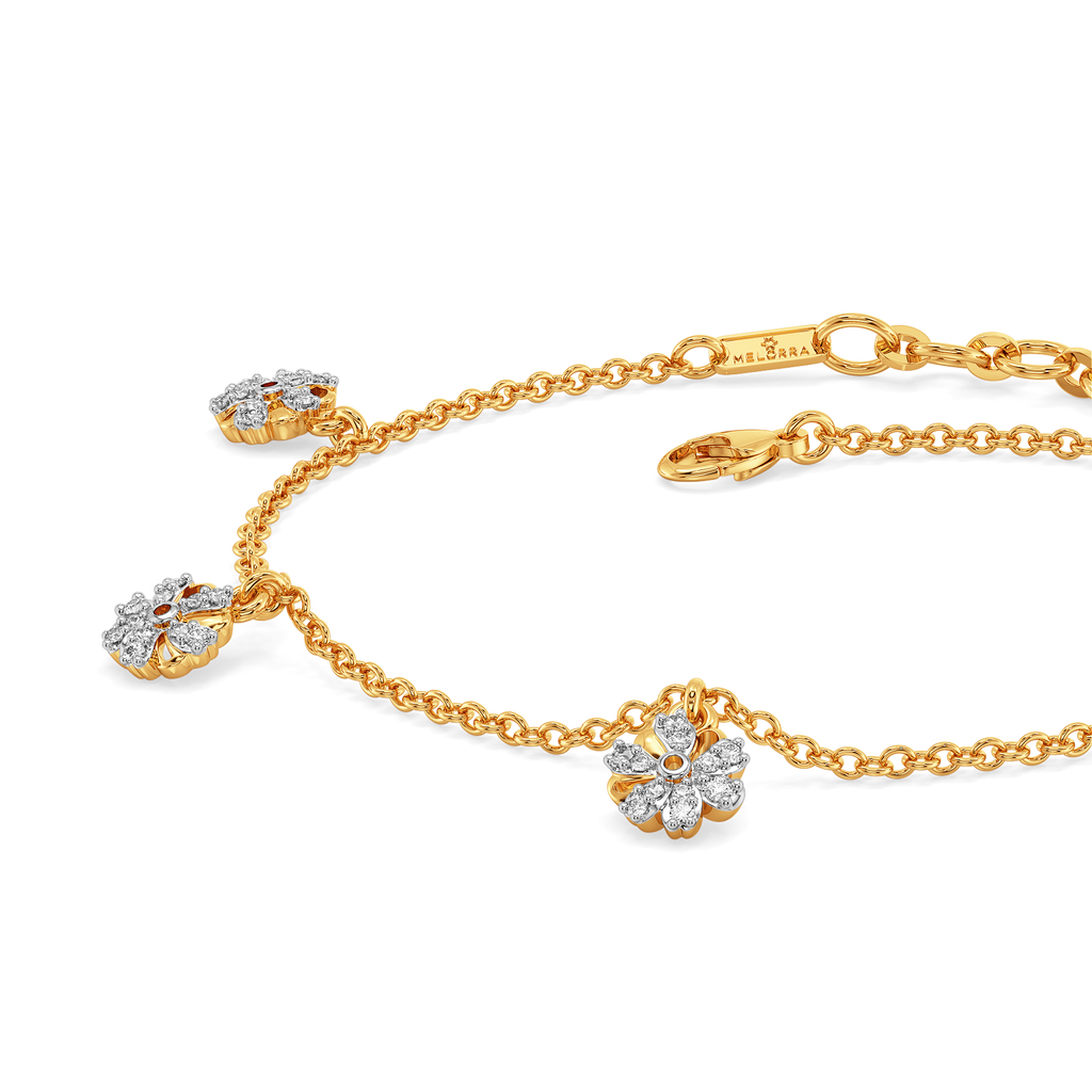 Vintage Garden Party Diamond Bracelets