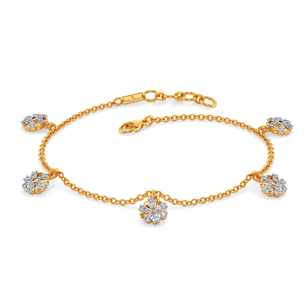 Vintage Garden Party Diamond Bracelets