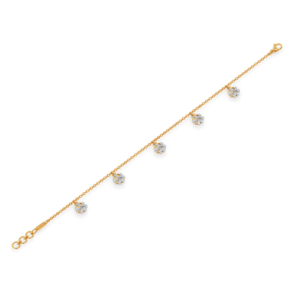 Vintage Garden Party Diamond Bracelets