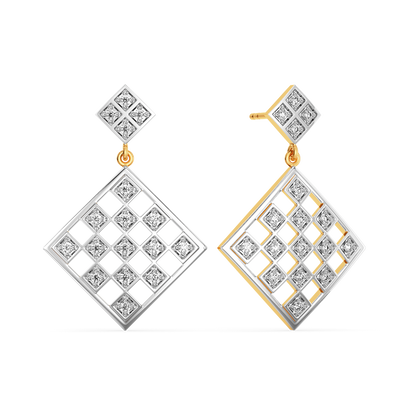 Checks Symphony Diamond Earrings