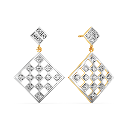 Checks Symphony Diamond Earrings