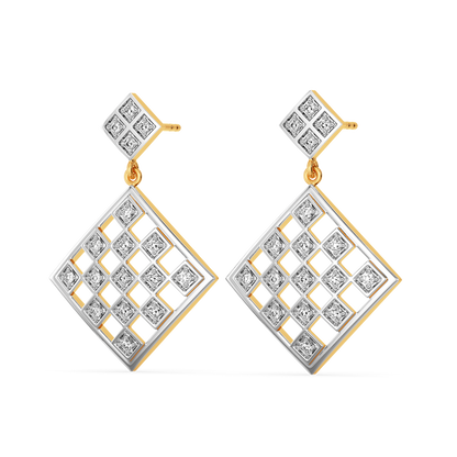 Checks Symphony Diamond Earrings