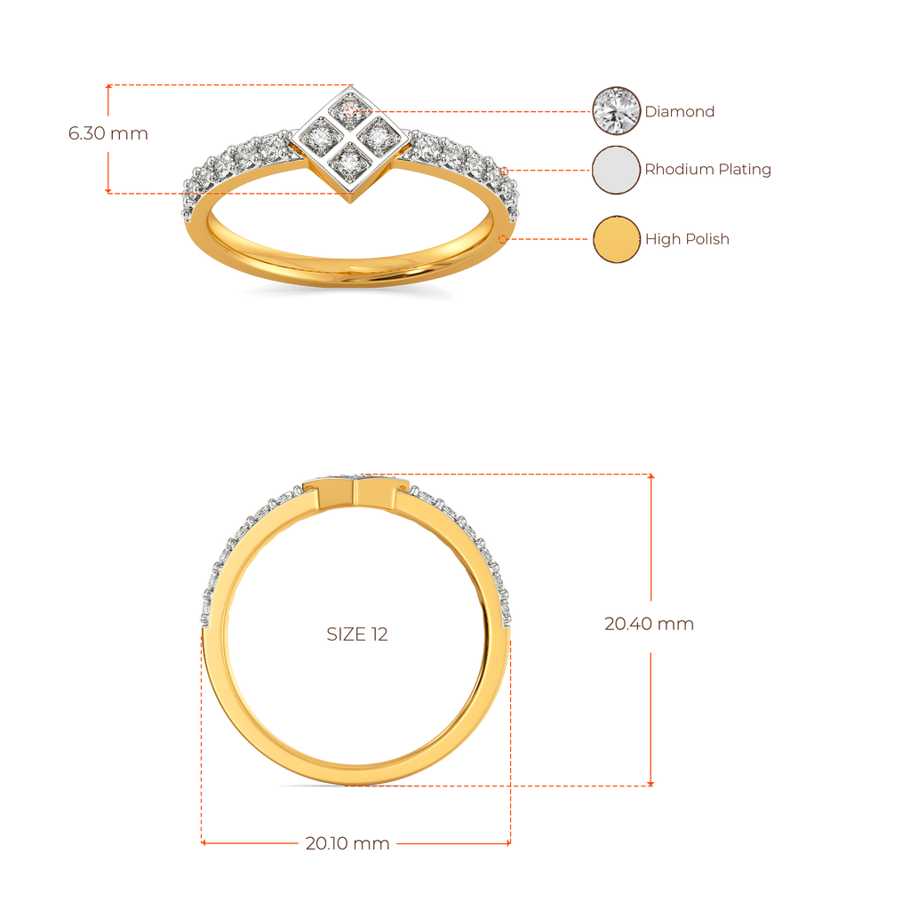Checks Symphony Diamond Rings