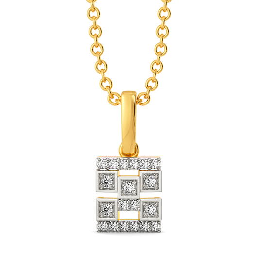 Retro Modern Diamond Pendants