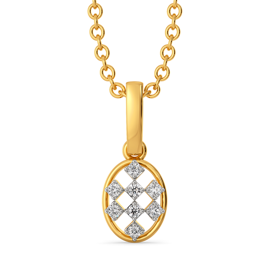 Redefining Checks Diamond Pendants
