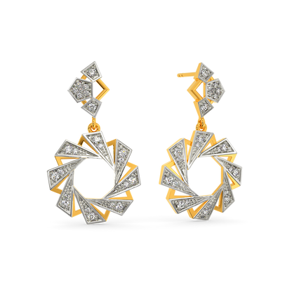 Corporate Sleek Diamond Earrings