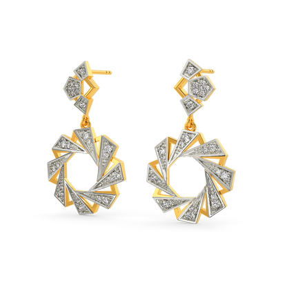Corporate Sleek Diamond Earrings