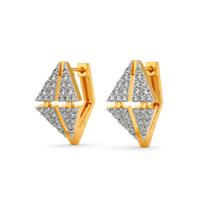 No Nonsense Business Diamond Earrings