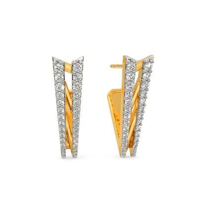 In Corp Land Diamond Earrings