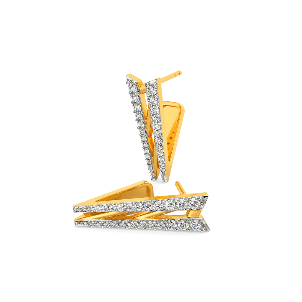 In Corp Land Diamond Earrings