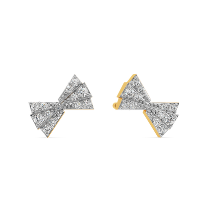 Pleat Appeal Diamond Earrings