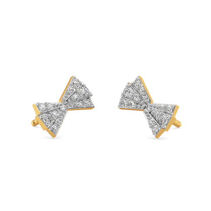 Pleat Appeal Diamond Earrings