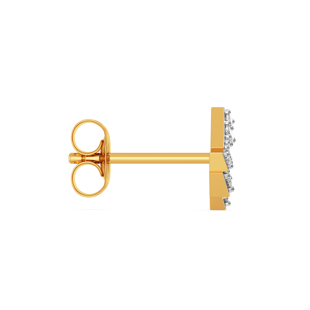 Pleat Appeal Diamond Earrings