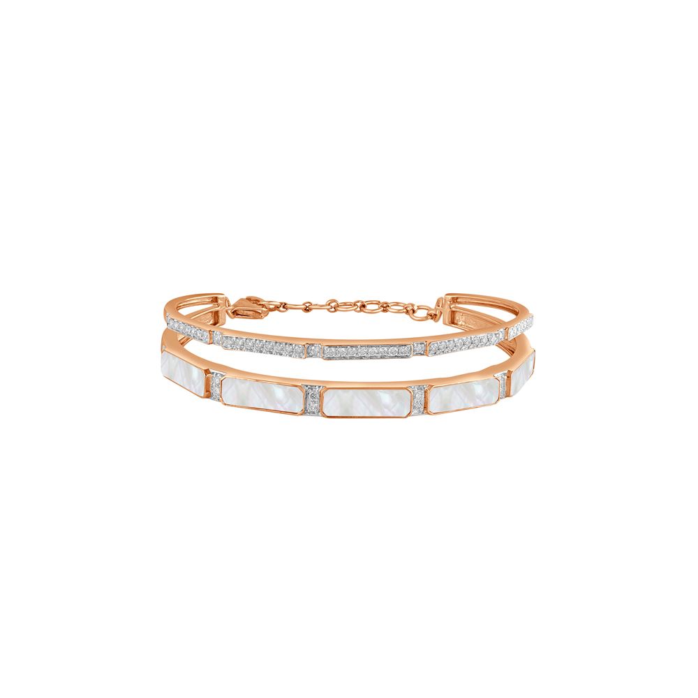 Rose Gold Mother of Pearl Desired Bracelet